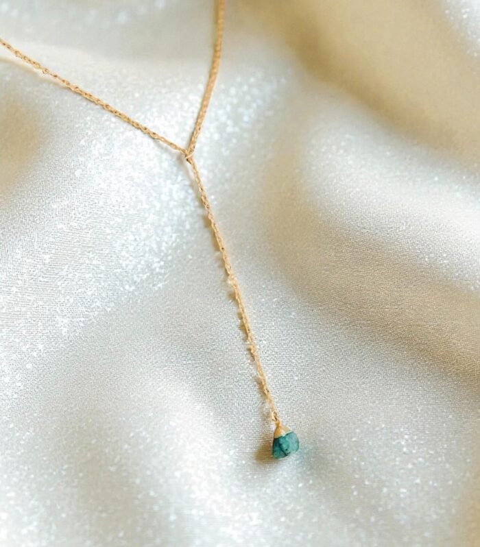 Emerald Drop Necklace
